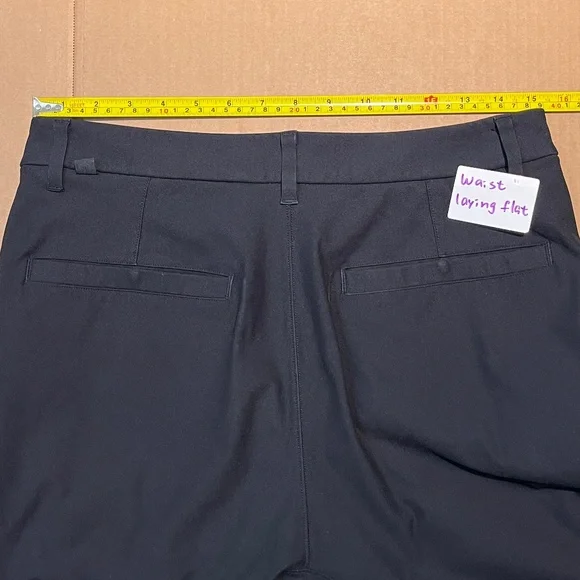Lululemon Commission Slim Warpstreme Pants - Men's Size 30 X 30 - Black